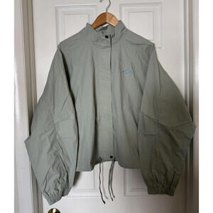 Nike Womens Size 2XL Trail Repel UV Full-Zip Running Jacket Green FN5925-270 NEW